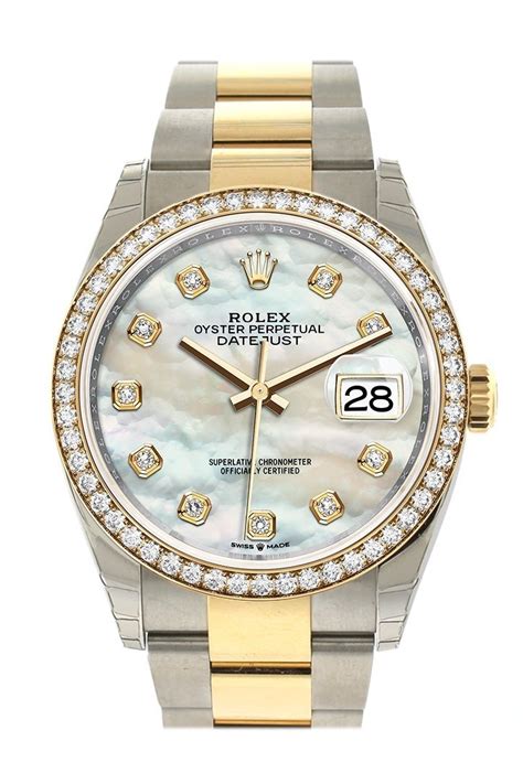 rolex mother of pearl diamond|rolex women's datejust diamond bezel.